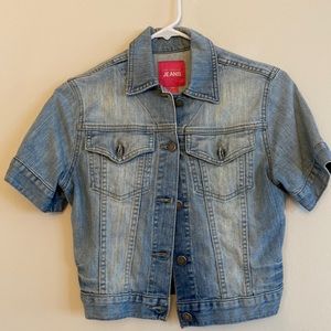 The Limited Jean Jacket Cropped
